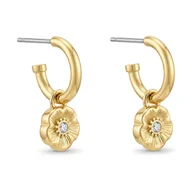 Kolczyki - Kolczyki Coach 37546481 Złoty - miniaturka - grafika 1