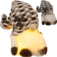 Ozdoby bożonarodzeniowe - Mikołaj Krasnal Skrzat Gnom Pod Choinkę Święta Led - miniaturka - grafika 1