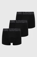 Majtki męskie - Under Armour bokserki 3-pack męskie kolor czarny - miniaturka - grafika 1