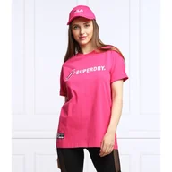 Koszulki i topy damskie - Superdry T-shirt CODE SL APPLIQUE Loose fit - miniaturka - grafika 1