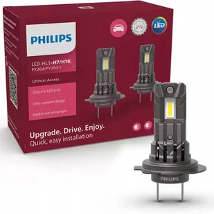 Żarówki Philips Led Ultinon Access UA2500 H7/H18 12V - Żarówki samochodowe - miniaturka - grafika 1