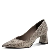 Czółenka - Tamaris Damskie czółenka 1-22453-45, beżowe węże, 40 EU, Be?owy/skóra w??a, 40 EU - miniaturka - grafika 1