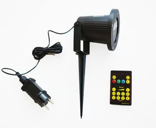 Volteno Projektor laserowy zewnętrzny VOLTENO + pilot - Oświetlenie świąteczne - miniaturka - grafika 1