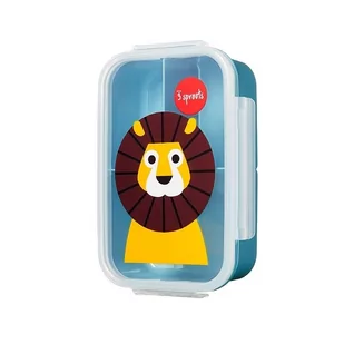 3 Sprouts, Lunchbox, Bento, Lew, Niebieski - Lunch boxy - miniaturka - grafika 1