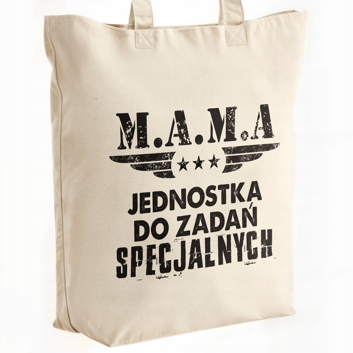 Torba bawełniana premium na zakupy Dzień Matki Prezent Jednostka