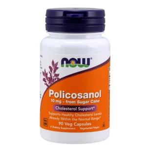 NowFood's Intl. Now Foods, polikosanol, 10 MG, 90 vcaps 1823 - Suplementy naturalne - miniaturka - grafika 1