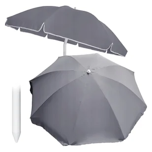  Black Forest, Parasol ogrodowy okrągły, szary - Parasole ogrodowe - miniaturka - grafika 1