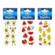 Zabawki kreatywne - Sticker Boo Naklejki Ananas/Awokado/Arbuz 483494 - miniaturka - grafika 1