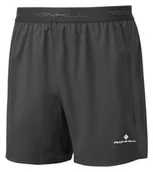 Spodnie sportowe damskie - RONHILL Spodenki do biegania męskie TECH 5" SHORTS all black - miniaturka - grafika 1