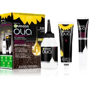 Garnier Olia Farba do włosów 60 g Odcień 3,23 Dark Chocolate - Farby do włosów i szampony koloryzujące - miniaturka - grafika 1