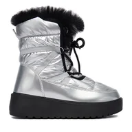 Śniegowce damskie - Śniegowce DeeZee HY002-1 Srebrny - miniaturka - grafika 1