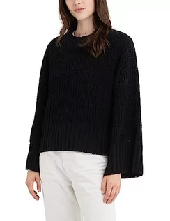 Swetry damskie - Replay Damski sweter DK1463, 098 czarny, XL - grafika 1