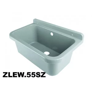 HYDROLAND ZLEW.55 SZARY Komora gospodarcza szary 55x34 - Zlewy i komory gospodarcze - miniaturka - grafika 1