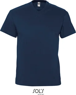 SOLs 11150 Koszulka męska z krótkim rękawem V-Neck Victory - Kolor: Granatowy - Rozmiar: 3XL - Koszulki męskie - miniaturka - grafika 1