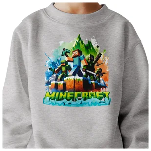 BLUZA DZIECIĘCA MINECRAFT LEGENDS 122-128 DLA DZIEWCZYNKI CHŁOPCA - Bluzy dla dziewczynek BLUZA DZIECIĘCA MINECRAFT LEGENDS 122-128 DLA DZIEWCZYNKI CHŁOPCA - Bluzy dla dziewczynek - miniaturka - grafika 1