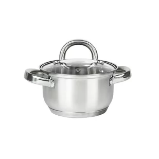 Garnek stalowy 1,3L 14 cm SMART indukcja 8267 - Garnki - miniaturka - grafika 1