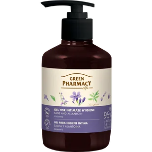 Green Pharmacy, żel do higieny intymnej, łagodzący, szałwia lekarska i alantoina, 370 ml - Żele do higieny intymnej Green Pharmacy, żel do higieny intymnej, łagodzący, szałwia lekarska i alantoina, 370 ml - Żele do higieny intymnej - miniaturka - grafika 1