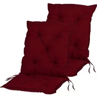 Poduszki na krzesła - STILISTA Zestaw 2 poduszek do niskich krzeseł, ciemnoczerwon - miniaturka - grafika 1