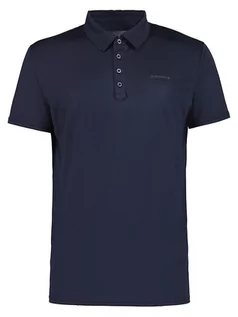 Koszulki sportowe męskie - Icepeak Funkcyjna koszulka polo "Bridgton" w kolorze granatowym - grafika 1