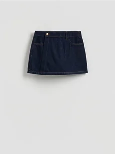 Reserved - Jeansowe spódnico-szorty - granatowy - Spódnice - miniaturka - grafika 1