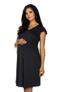 Koszulka  Model 3082 (kolor czarny, rozmiar 36) - Piżamy ciążowe - miniaturka - grafika 1
