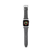 Akcesoria do smartwatchy - Karl Lagerfeld Saffiano Monogram - Pasek do Apple Watch 38/40/41 mm - miniaturka - grafika 1