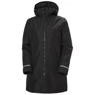 Helly Hansen Lisburn Ins, płaszcz przeciwdeszczowy, damski, czarny - Płaszcze damskie - miniaturka - grafika 1