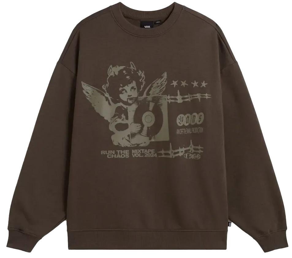 Bluza Damska VANS Earthbound OS Crew Coal Brown VN000Q35EMP1 S