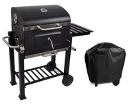 Grille - Grill Węglowy ANGULAR z rusztem żeliwnym + pokrowiec PROMOCJA - miniaturka - grafika 1