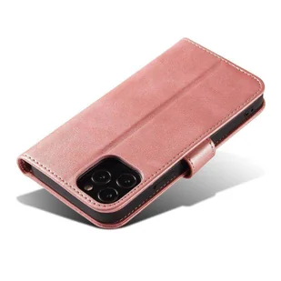 Magnet Case elegancki futerał etui pokrowiec z klapką i funkcją podstawki Samsung Galaxy A32 5G różowy - Etui i futerały do telefonów - miniaturka - grafika 5
