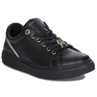 Sneakersy damskie - Tommy Hilfiger Sneakersy Damskie Black-38 - miniaturka - grafika 1