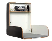 Przewijaki - Przewijak KAWAmaxi Antracyt z białym panelem - design - elegancko zaprojektowany przewijak ścienny - miniaturka - grafika 1