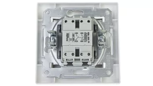 Schneider Electric ASFORA Łącznik dwubiegunowy jednoklawiszowy zaciski śrubowe biały EPH0200321 EPH0200321 - Gniazdka elektryczne - miniaturka - grafika 1