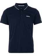 Koszulki sportowe męskie - Regatta Funkcyjna koszulka polo "Maverick V" w kolorze granatowym - miniaturka - grafika 1