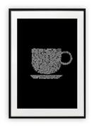 Plakaty - Plakat B2 50x70 cm Typografia Coffee Kuchnia WZORY - miniaturka - grafika 1