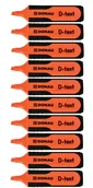 Zakreślacze - Donau Zakreślacz D-Text Pomarańczowy 10 sztuk - miniaturka - grafika 1