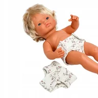 Domki dla lalek - Zestaw pieluszek dla lalek Miniland 38 cm, Minikane 34 cm, wzór jabłuszka - miniaturka - grafika 1