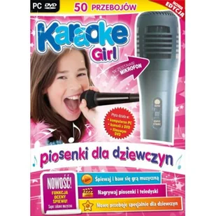 Karaoke Girl Nowa Edycja) Z Mikrofonem Pc-Dvd) - Instrumenty muzyczne dla dzieci - miniaturka - grafika 1