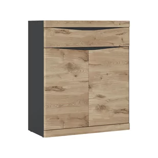 Komoda SUMGK1 Spring Meble Wójcik Dąb Viking, Antracyt - Komody - miniaturka - grafika 1