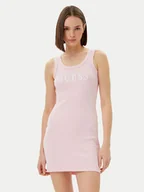 Sukienki - Guess Sukienka codzienna V5GK06 K8RT2 Różowy Slim Fit - miniaturka - grafika 1