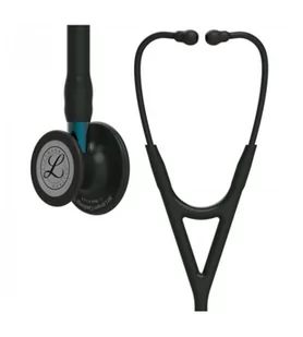 Stetoskop Littmann Cardiology IV 6201 Stetoskop kardiologiczny Black-Finish, przewód - czarny, trzonek niebieski - Urządzenia medyczne - miniaturka - grafika 1