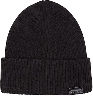 Calvin Klein Męska skórzana czapka z daszkiem Docker Beanie z dzianiny, Ck czarny, Rozmiar uniwersalny - Czapki damskie - miniaturka - grafika 1
