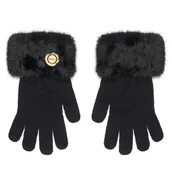 Rękawiczki - Rękawiczki Damskie Guess AW5410 POL02 Czarny - miniaturka - grafika 1