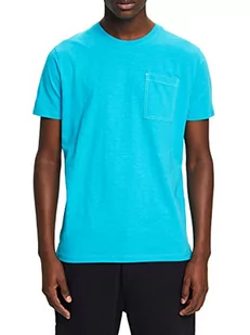 ESPRIT Koszulka męska 023EE2K306, 380/AQUA Green, M, 380 / Aqua Green, M - Koszulki męskie - miniaturka - grafika 1