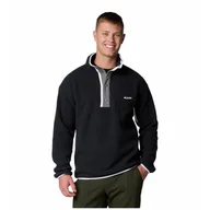 Bluzy sportowe męskie - Męska bluza Columbia Helvetia™ II Half Snap Fleece Rozmiar: M / Kolor: czarny/biały - miniaturka - grafika 1