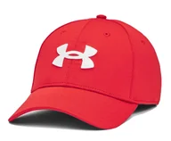 Czapki damskie - Czapka Under Armour BLITZING CAP z daszkiem czerwona L/XL - miniaturka - grafika 1