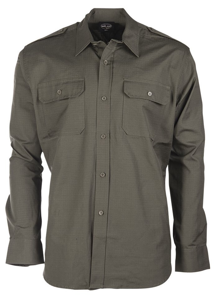 Mil-Tec Koszula Bawełniana Wojskowa Oliwkowa - 3XL