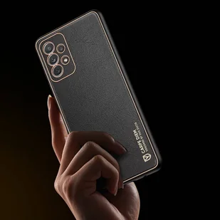 Dux Ducis Yolo eleganckie etui pokrowiec ze skóry ekologicznej Samsung Galaxy A72 4G czarny - Etui i futerały do telefonów - miniaturka - grafika 9