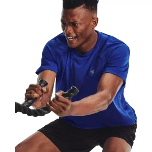 Koszulka męska Under Armour Tech SS Tee 2.0 - Koszulki sportowe męskie - miniaturka - grafika 4
