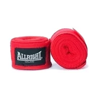 Bandaże bokserskie - Bandaż bokserski Allright czerwony 4,2m (2 szt.) - miniaturka - grafika 1